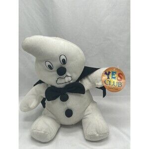 Vintage Yes Club Ghost  Halloween Spooky Plush Stuffed Animal Toy 11” RARE